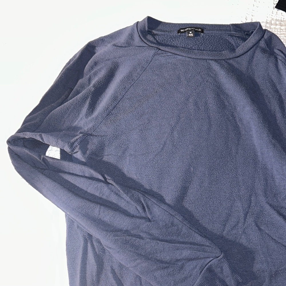 Beyond yoga navy long sleeve